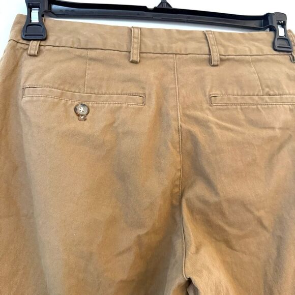Old Navy Tan Athletic Built in Flex Stretch Chino khaki Pants Size 30X30 - Picture 8 of 10